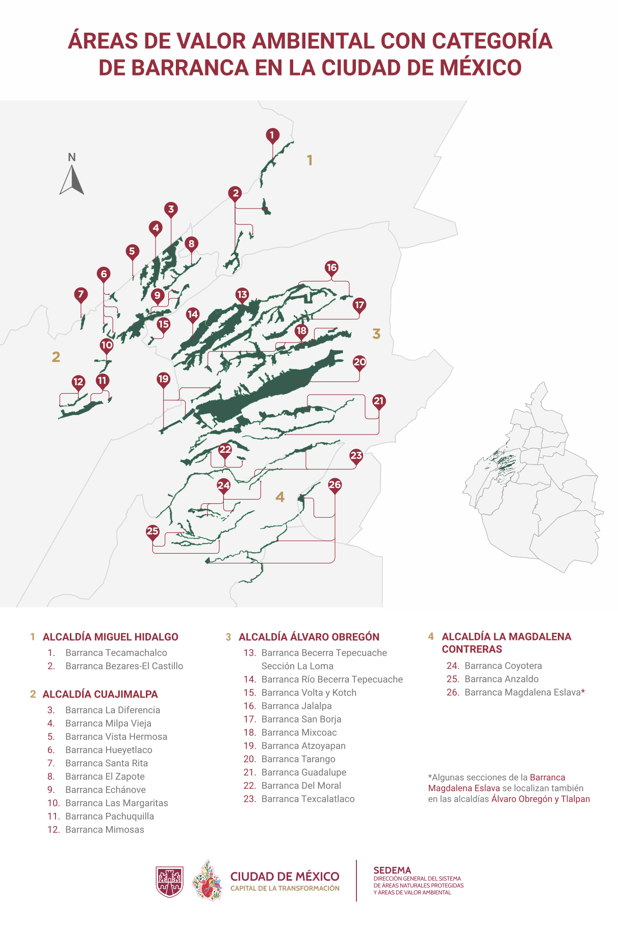 Mapa de barrancas